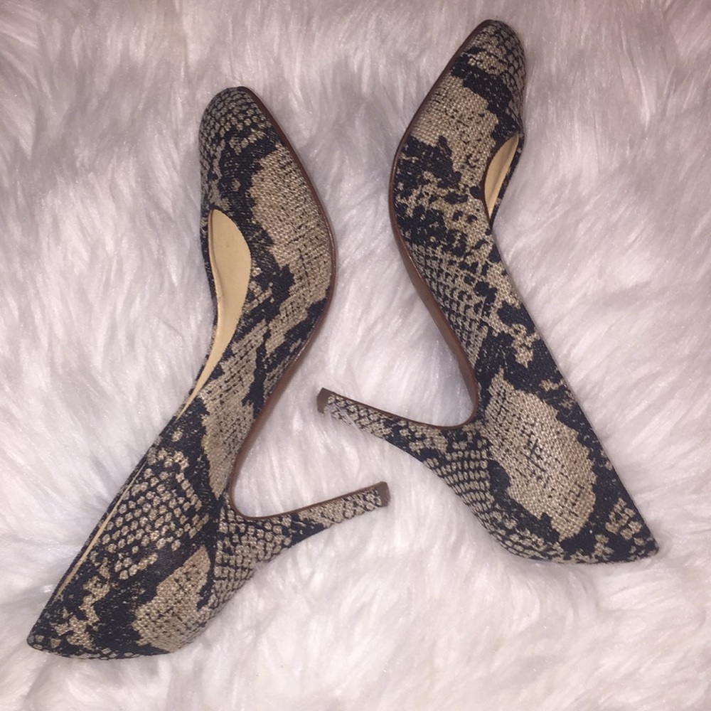 ❤️ J. Crew snake print high heel/pump ❤️